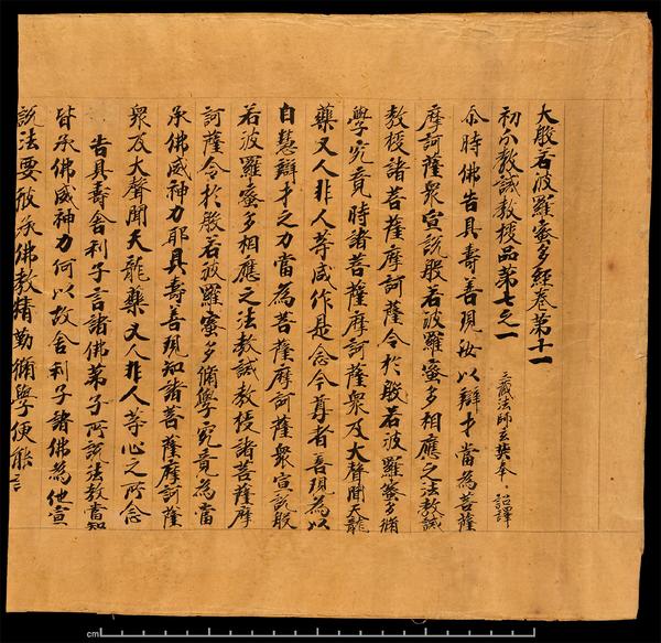 Collection Object Or S Stein Dunhuang Manuscript