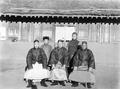 Official group, North Weichang. Photograph taken by William Purdom on his 1909-1910 travels in China.