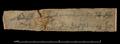 Khotanese manuscript fragment on wood