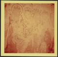 Photograph of a wall painting in Dunhuang Mogao Cave 158 taken by Raghu Vira in 1955.