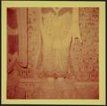 Photograph of the lower part of a statue in Dunhuang Mogao Cave 292 taken by Raghu Vira in 1955.