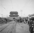 Xizhimen in Beijing at time of communist entry into city, January 1949.