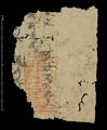 Tangut manuscript/blockprint from Karakhoto with red seal