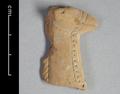 Terracotta camel head.