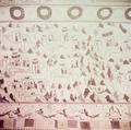 Photograph of a wall painting of the story of Prince Sudāna in Dunhuang Mogao Cave 423 taken by Raghu Vira in 1955.
