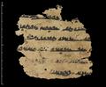 Old Turkic manuscript fragment.
