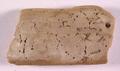 Fragment of an inscribed Khotanese wooden tablet