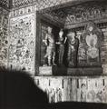 Photograph of a niche in Dunhuang Mogao Cave 159 atken by Irene Vincent in 1948.