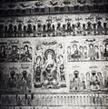 Photograph of north wall of Dunhuang Mogao Cave 390, taken by Irene Vincent in 1948.