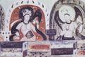 Photograph of a copy of a painting held at the Dunhuang Institute taken by Raghu Vira in 1955.