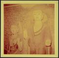 Photograph of statues in Dunhuang Mogao Cave 392 taken by Raghu Vira in 1955.