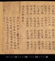 Scroll of Suvarnaprabhasasutra (Sutra of Golden Light) in Chinese.