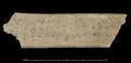 Inscribed Khotanese fragment from a wooden tablet