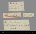 Labels written by Hoernle to identify Stein manuscripts from Dandan-Uliq.