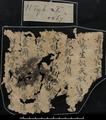 Fragment of Chinese manuscript from Mazar Tagh