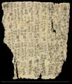 Tangut manuscript/printed document from Kharakhoto (Heicheng).