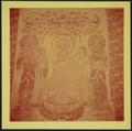 Photograph of a wall painting in Dunhuang Mogao Cave 203 taken by Raghu Vira in 1955.