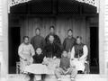 Official group, Weichang. Photograph taken by William Purdom on his 1909-1910 travels in China.