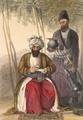 Mahomed Naib Shurreef, a celebrated Kuzzilbach chief and his Peshkhidmut, or head attendant, c. 1841-2.