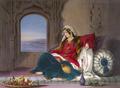 Kandahar lady of rank, engaged in smoking, c. 1841-2.