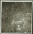 Photograph of wall and ceiling of Dunhuang Mogao Cave 254 taken by Raghu Vira in 1955.