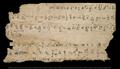 Khotanese manuscript concerning a debt and payment.