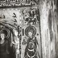 Photograph of wall painting in Dunhuang Mogao Cave 375 taken by Irene Vincent in 1948.