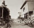 Jalalabad, the main street showing covered bazaar, 1879.