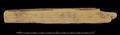 Khotanese manuscript fragment on wood