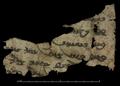Sogdian manuscript fragment