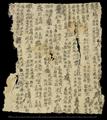 Tangut manuscript/printed document from Kharakhoto (Heicheng).