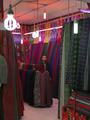 IDP Field Trip: Cloth shop in the covered bazaar, Khotan, 22 November 2011.