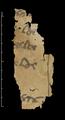 Manuscript fragment with Sogdian and Chinese text. Probably a Manichaean text.