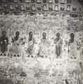 Photograph of six Buddhas wall painting in Dunhuang Mogao Cave 220 taken by Irene Vincent in 1948.