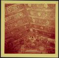 Photograph of the ceiling of Dunhuang Mogao Cave 254 taken by Raghu Vira in 1955.