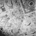 Photograph of Dunhuang Mogao Cave 285, ceiling,  taken by Irene Vincent in 1948.