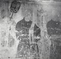 Photograph of portrait of the donor, Can Yanlu in Dunhuang Mogao Cave 454, taken by Irene Vincent in 1948.