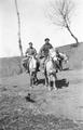[?]Troops on horseback.