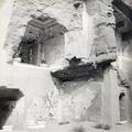 Photograph of damaged chapel at Mogao Caves, Dunhuang, taken by Irene Vincent in 1948.