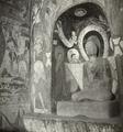 Photograph of Dunhuang Mogao cave 285, south niche in west wall, taken by Desmond Parsons in 1935.