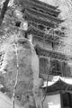 Photograph taken by Joseph Needham between 12-17 July, 1958, on his visit to Mogao, Dunhuang the nine-storey Buddha.
