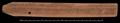 Label-shaped wooden tablet
