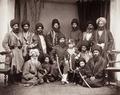 Amir Shir Ali Khan, with Prince Abdullah Jan and Sirdars, Jamrud, April 1869.