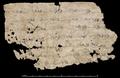 Sogdian manuscript fragment.