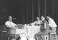 Huang Xingzong and others drinking tea in Sichuan, taken on Joseph Needham's 1943 visit to Dunhuang.