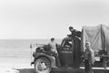 Truck in Gansu taken on Joseph Needham's 1943 visit to Dunhuang.